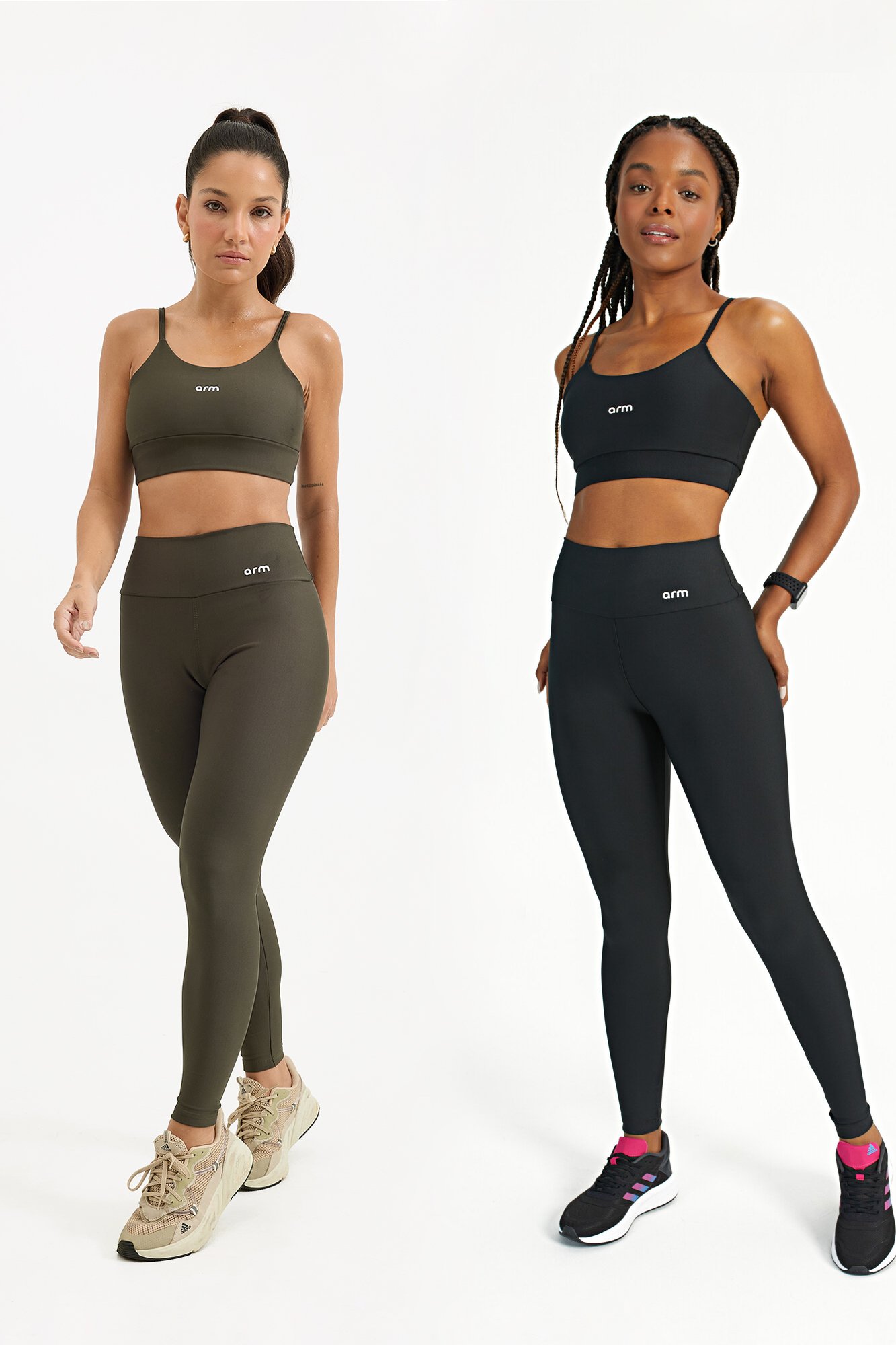 Kit 2 Conjuntos Legging e top Elite + Darkness