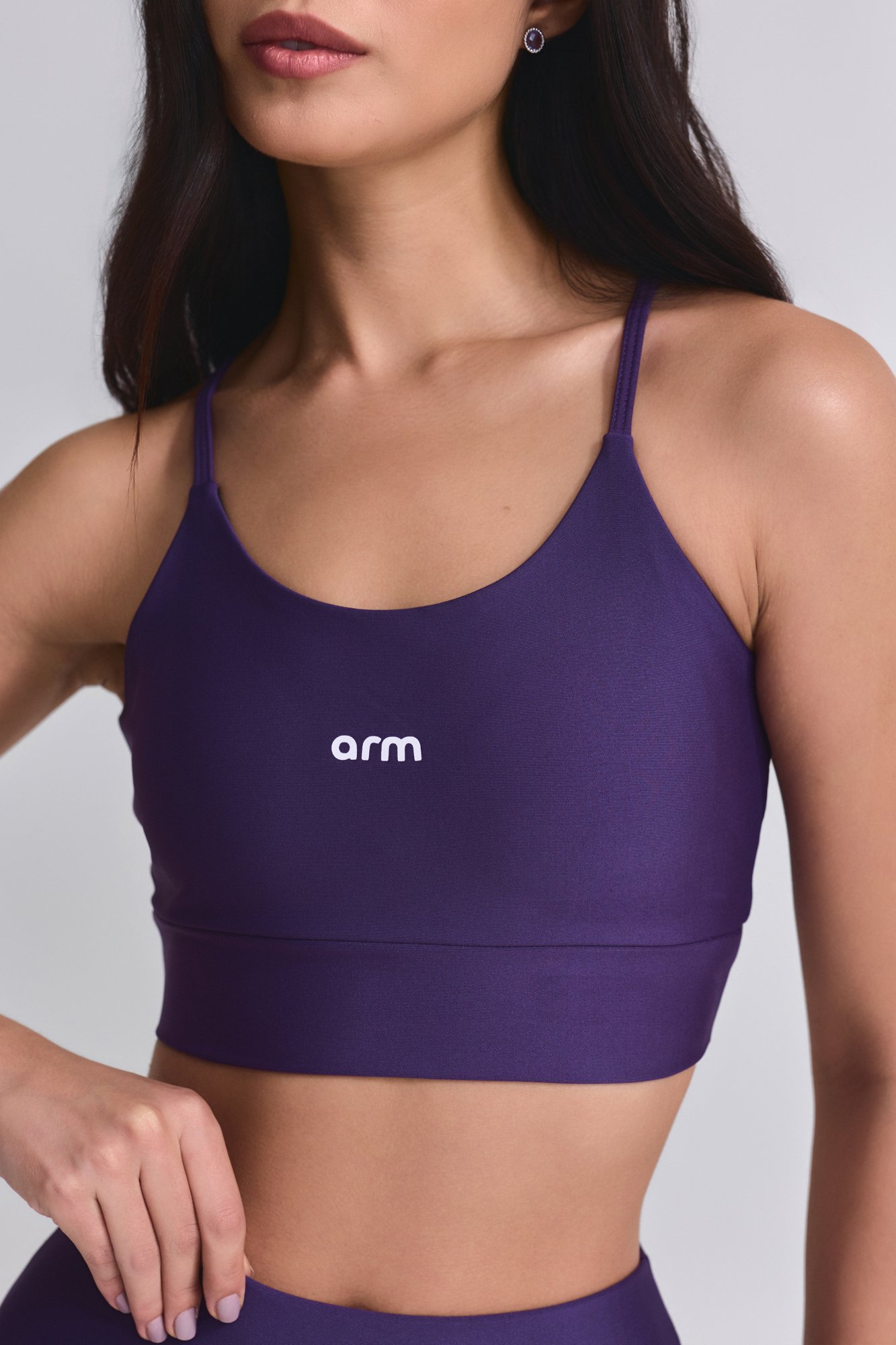 Top Feminino Fitness Básico Açaí